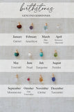 Mama Gold Necklace {Choose your gemstone drip}