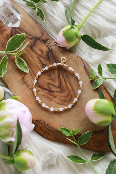 Divine Morganite Gemstone Bracelet