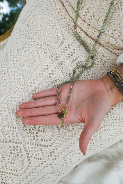 Verdant Moon Mala