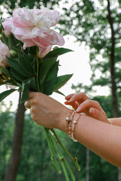 Divine Morganite Gemstone Bracelet