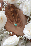 Mama Gold Necklace {Choose your gemstone drip}