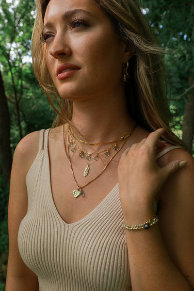 Serpent Rising Gold Necklace