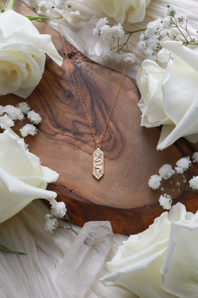 Serpent Rising Gold Necklace