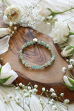 Verdant Glow Gemstone Bracelet